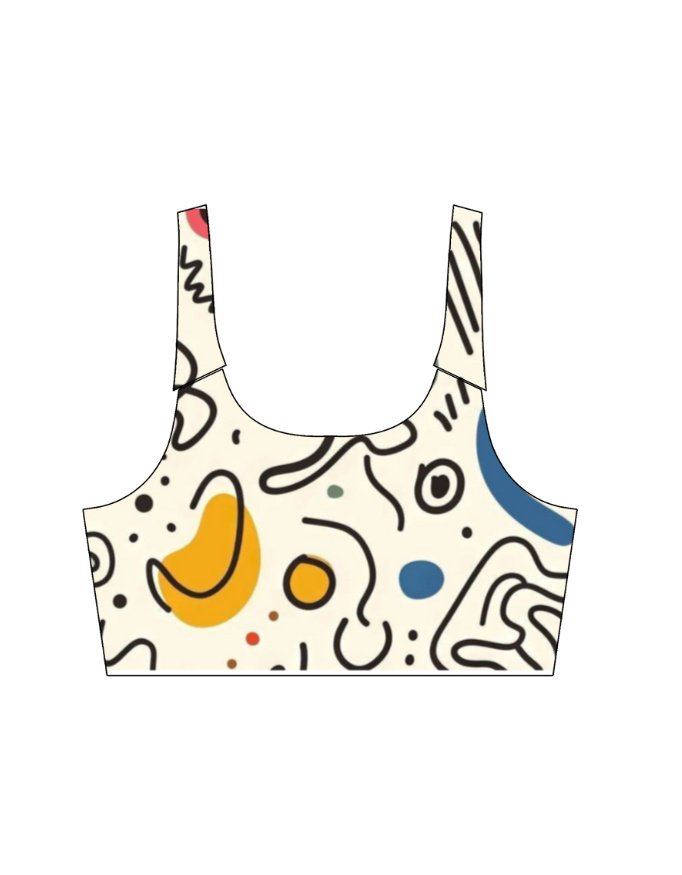 Sports Bra - Graffiti - Image 3