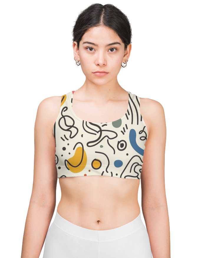 Sports Bra - Graffiti