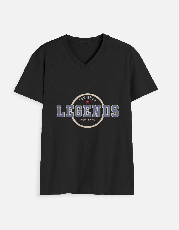 Legends V Neck T-Shirt - Image 7